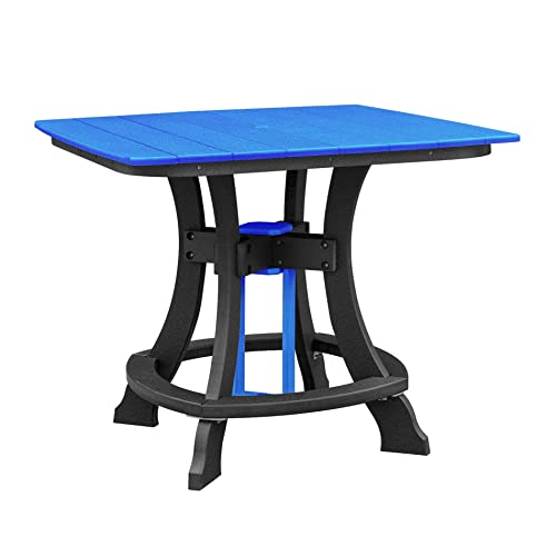 American Furniture Classics Counter Height Dining Table, Blue on Black