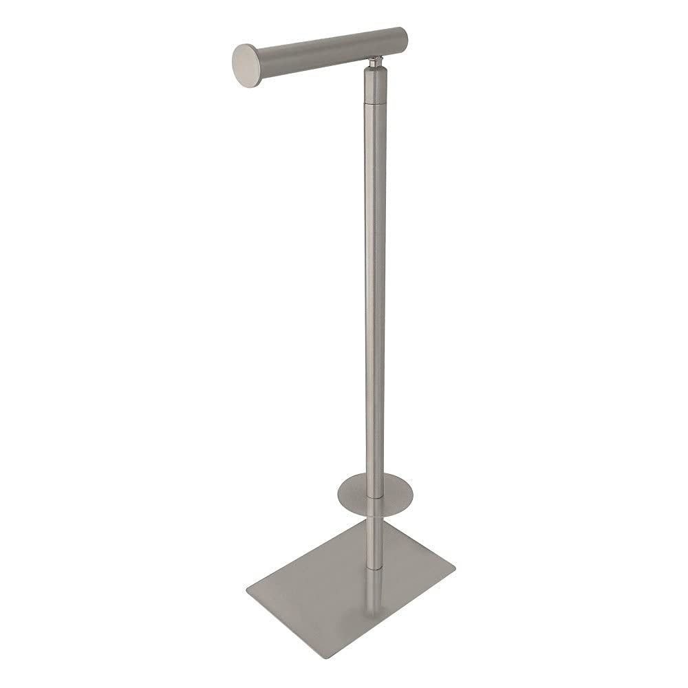 Kingston Brass CC8008 Freestanding Toilet Paper Holder, 22-3/4-Inch, Brushed Nickel