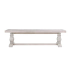 Kosas Home Quincy 66&Quot; Transitional Solid Pine Wood Bench In Nordic Ivory