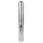 HomeRoots Decor 6-inch x 6-inch x 48-inch Buffed, Extra Large Cylinder, Tall - Floor Vase