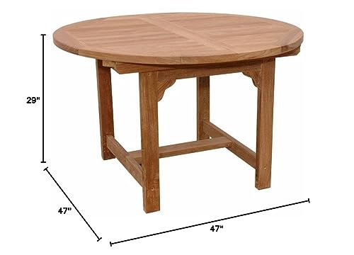 Anderson Teak Bahama Oval Extension Table, 67-Inch