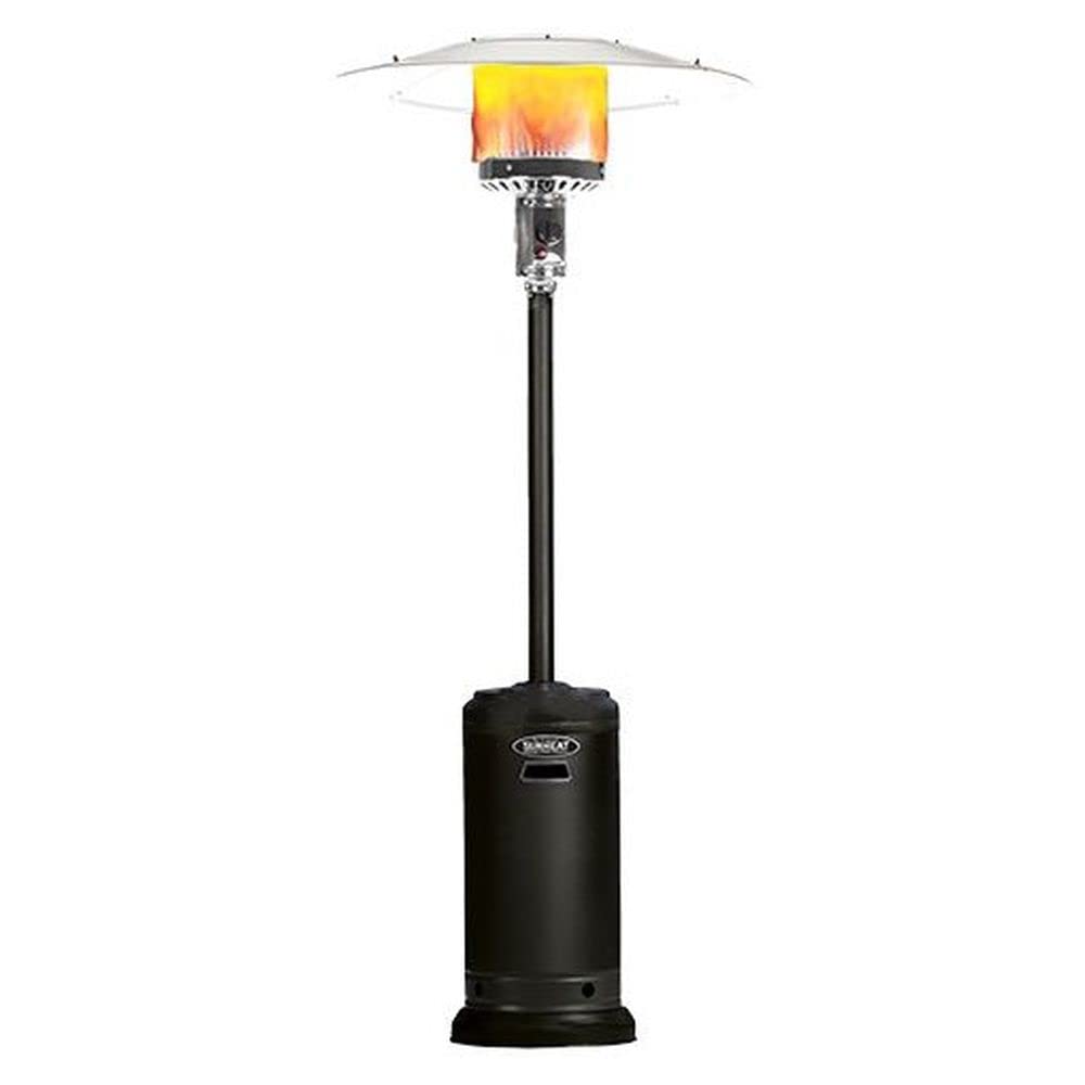 Sunheat International Umbrella Portable Propane Patio Heater 46000 Btu With Black Finish - Phrdbk