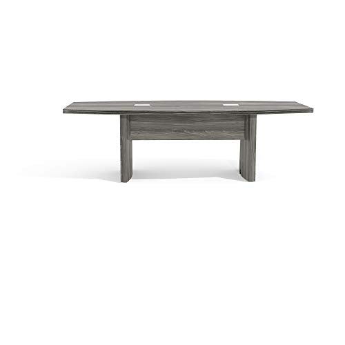 Mayline ACTB8LGS Aberdeen Conference Table, 8', Gray Steel Laminate