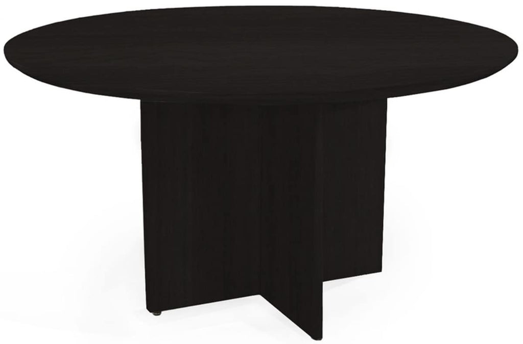 Mayline Medina 48"Dia. Round Conference Table,Mocha