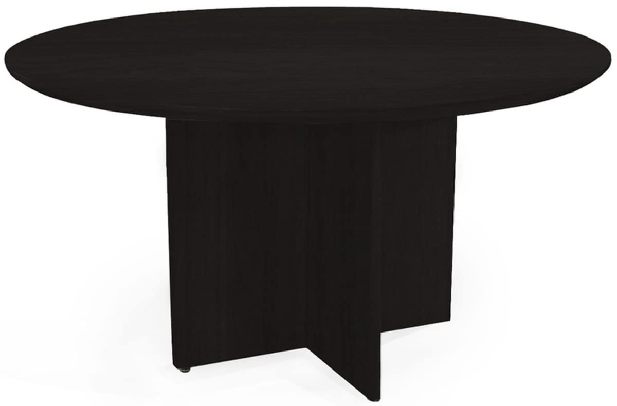 Mayline Medina 48&quot;Dia. Round Conference Table,Mocha