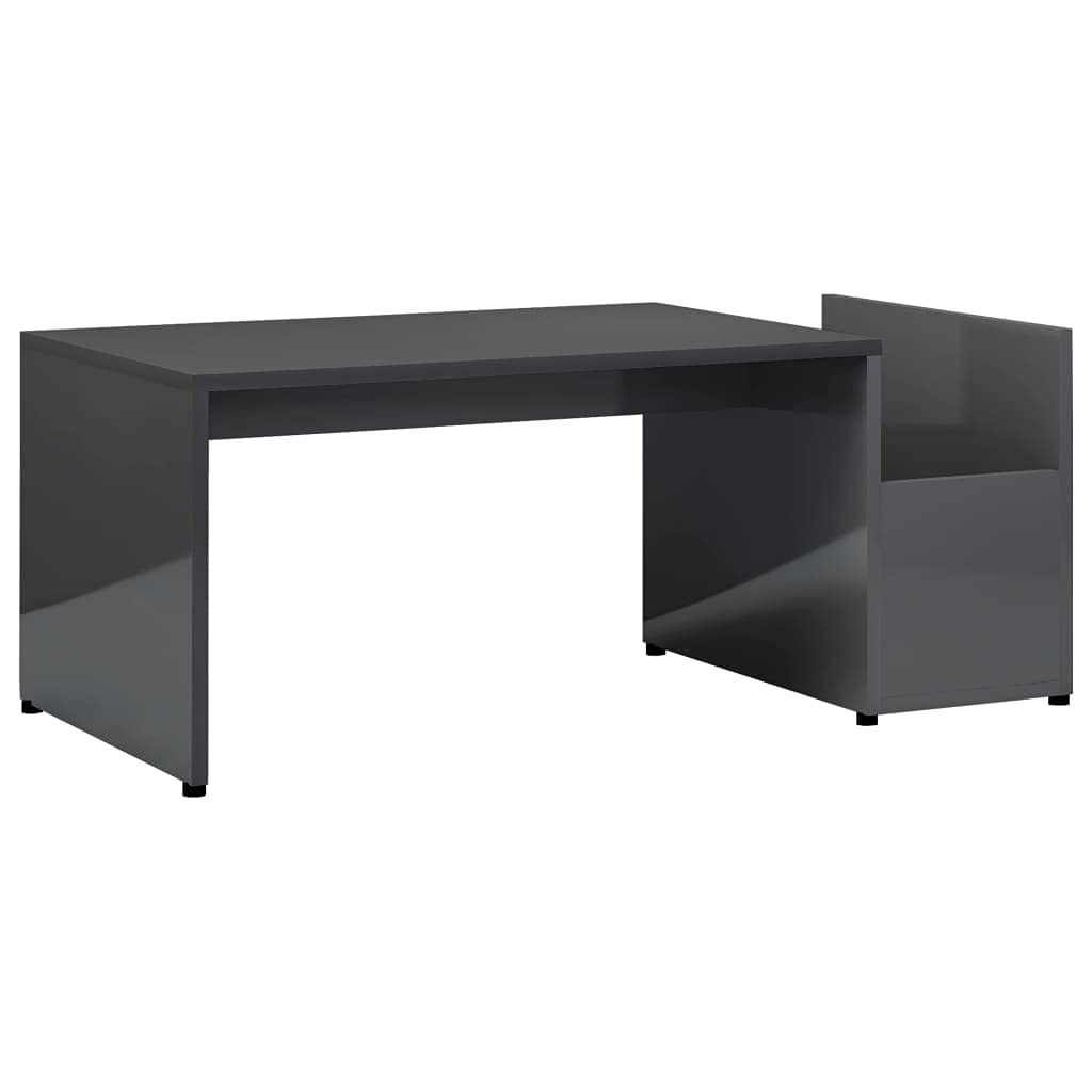 Coffee Table High Gloss Gray