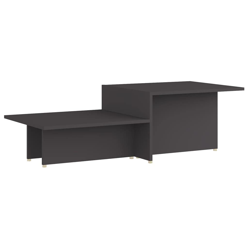 Furniking Coffee Table Gray 43.9&quot;x19.7&quot;x13&quot; Chipboard