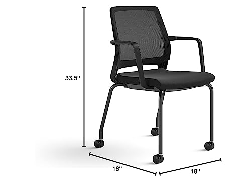 Safco Products Medina Extended-Height Office Chair, Black, (6829BL)