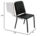 NPS 8200 Series Melody Music Stack Chair with Left Tablet Arm
