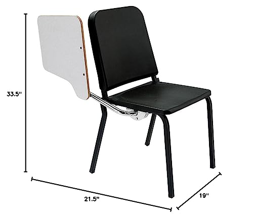 NPS 8200 Series Melody Music Stack Chair with Left Tablet Arm