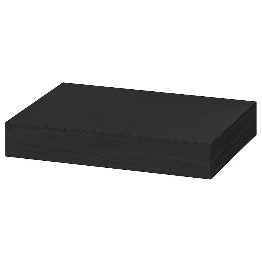 Ikea Clean Design Wall Shelf, 30x26 cm (BlackBrown)