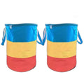 unimart India Unimart Set of 2 Basket for Clothes Foldable Laundry Basket Laundry Basket for Clothes Laundry Bag Laundry Bag wit