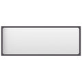 vidaXL Bathroom Mirror Home Hallway Bedroom Laundry Room Washroom Vanity Unit Wall Mirror Furniture Gray 39.4"x0.6"x14.6" Engineered Wood