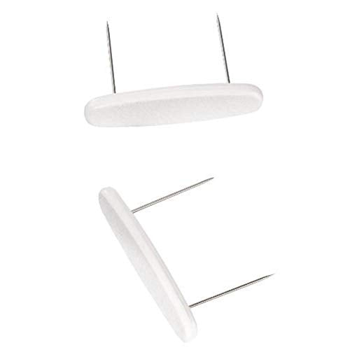 Miles Kimball Bedskirt Pins,White,One Size Fits All