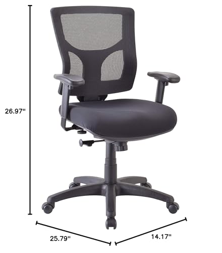 Lorell Conjure Swivel/Tilt Task Chair, Black