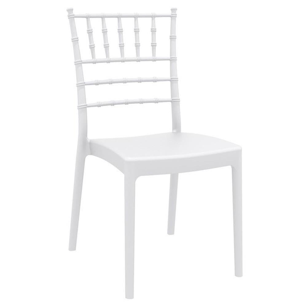Compamia Josephine Patio Dining Chair in White (Set of 2)