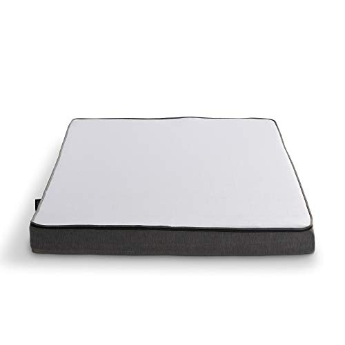 Baxton Studio Emery 6-Inch Dual Layered Hypoallergenic Full Size Memory Foam Mattress