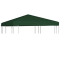 vidaXL Outdoor Gazebo Top Cover 9.8x9.8 - Durable Polyester Fabric with Water-Resistant PVC Coating - Easy Installation with H
