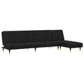 vidaXL Sofa Set 2 pcs Black Velvet, 3216298