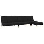 vidaXL Sofa Set 2 pcs Black Velvet, 3216298