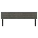 vidaXL Headboards 2 pcs Dark Gray 39.4x2x30.7/34.6 Velvet