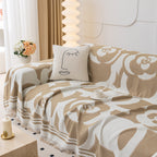 Chenille Sofa Cover Blanket, Couch Cover Blanket Throws for Couches Living Room Furniture Throw Covers