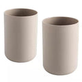 wongwongcat Bathroom Tumbler, Unbreakable Dishwasher Safe Drink Cup 300ml, 2 pieces (brown&brown)