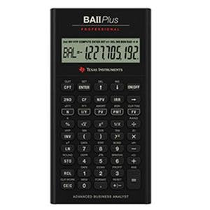 Texas Instruments Ti Ba Ii Plus Professional Financial Calculator - 10 Character(S) - Lcd - Battery Powered