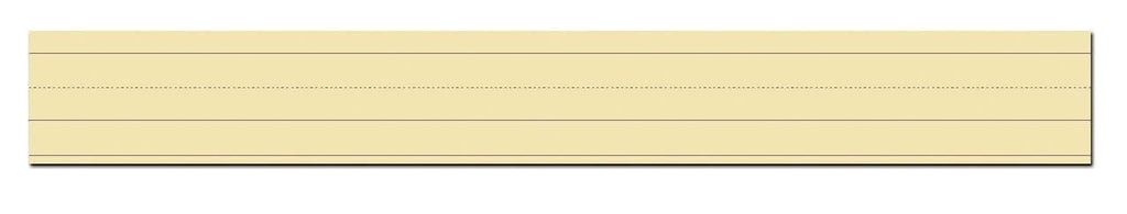 School Smart Ruled Sentence Strips, 3 X 24 Inches, Manila, Pack Of 100 - 6468