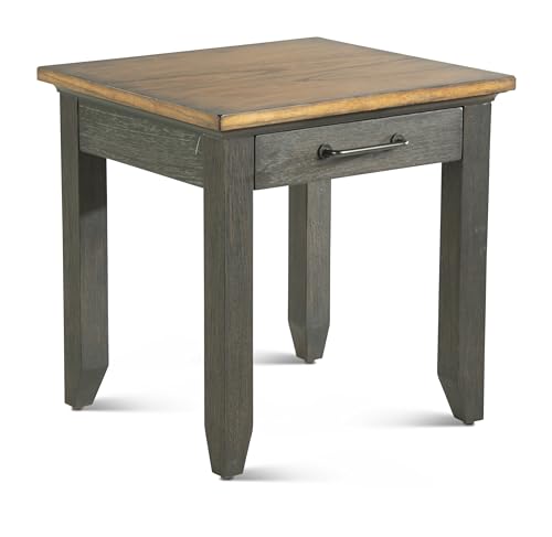 Steve Silver Transitional Farmhouse End Table - Thumbnail 2