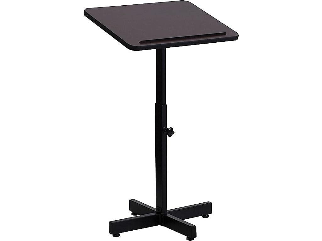 Flash Furniture Xu-Lectern-Adj-Gg Adjustable Height Metal Lectern