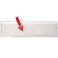 Storesmart - Peel & Stick 1' X 4' Shelf Tag/Label Holders - 25-Pack - Open Long Side - Spcstb2432L-25