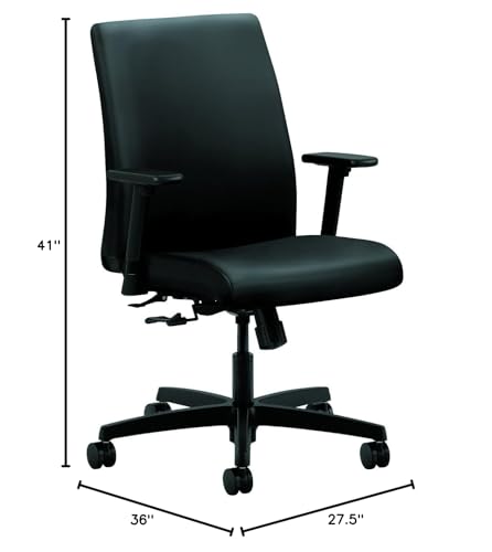 Hon Ignition Low-Back Chair, Black Ur10