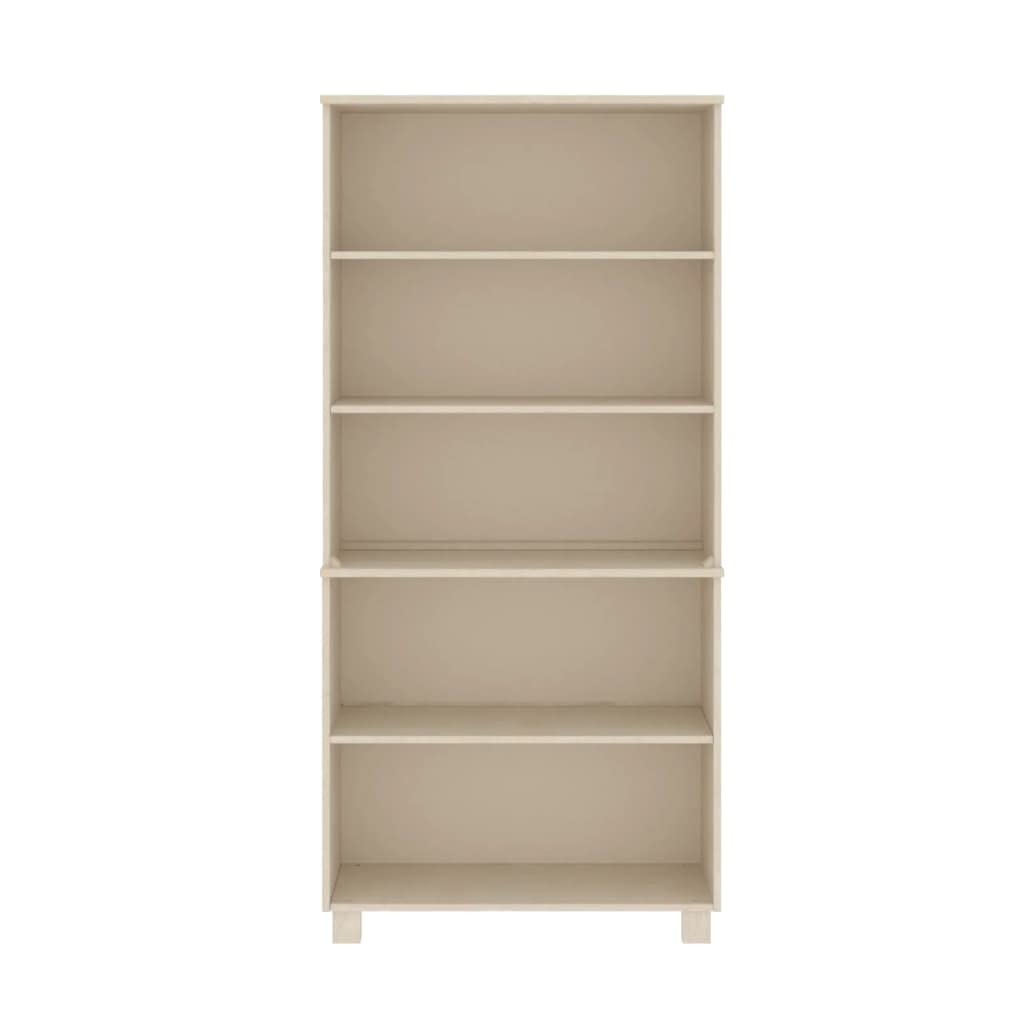 vidaXL Drawer Cabinet, Bookshelf with Storage Shelves, Entryway Cabinet Organizer for Dining Room Living Room, HAMAR Solid Wood Pine Honey Brown