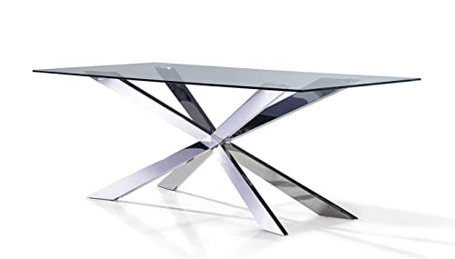 Neos Modern Furniture Dining Tables, Chrome