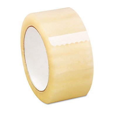 Universal Office Products 63120 Box Sealing Tape, 2 X 110 Yards, 3 Core, Clear, 6/Box