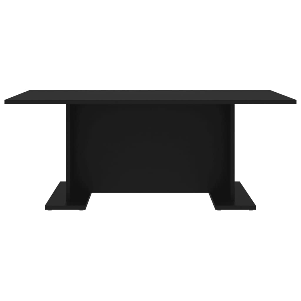 vidaXL Coffee Table Black 40.7"x23.6"x15.7" Engineered Wood