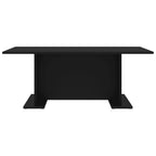 vidaXL Coffee Table Black 40.7"x23.6"x15.7" Engineered Wood
