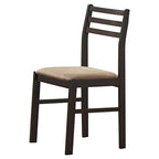 Monarch Specialties 3-Piece Solid-Top Drop Leaf Dining Set, Cappuccino