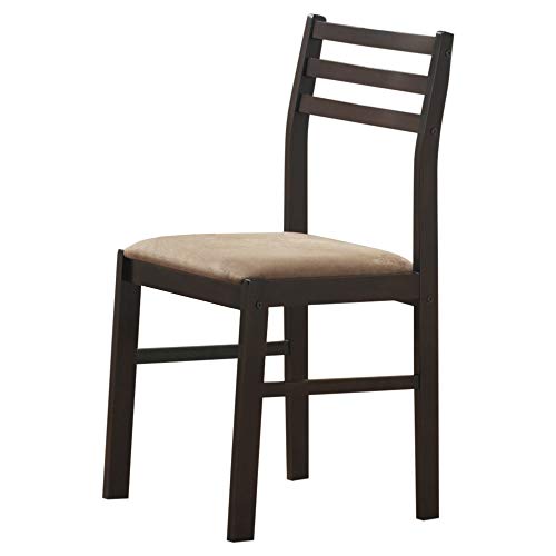 Monarch Specialties 3-Piece Solid-Top Drop Leaf Dining Set, Cappuccino