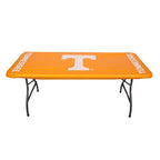 Collegiate Kwik-Covers Rectangle Plastic Table Covers, Bundle Of 2 (University Of Tennessee, 8')