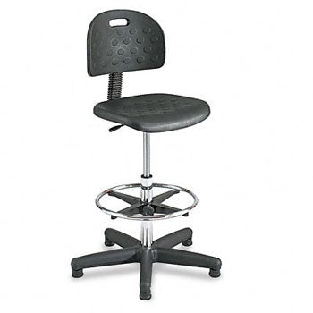 Safco® Workspace® Economy Workbench Chair Stool,Econ Workbench,Bk (Pack Of2)