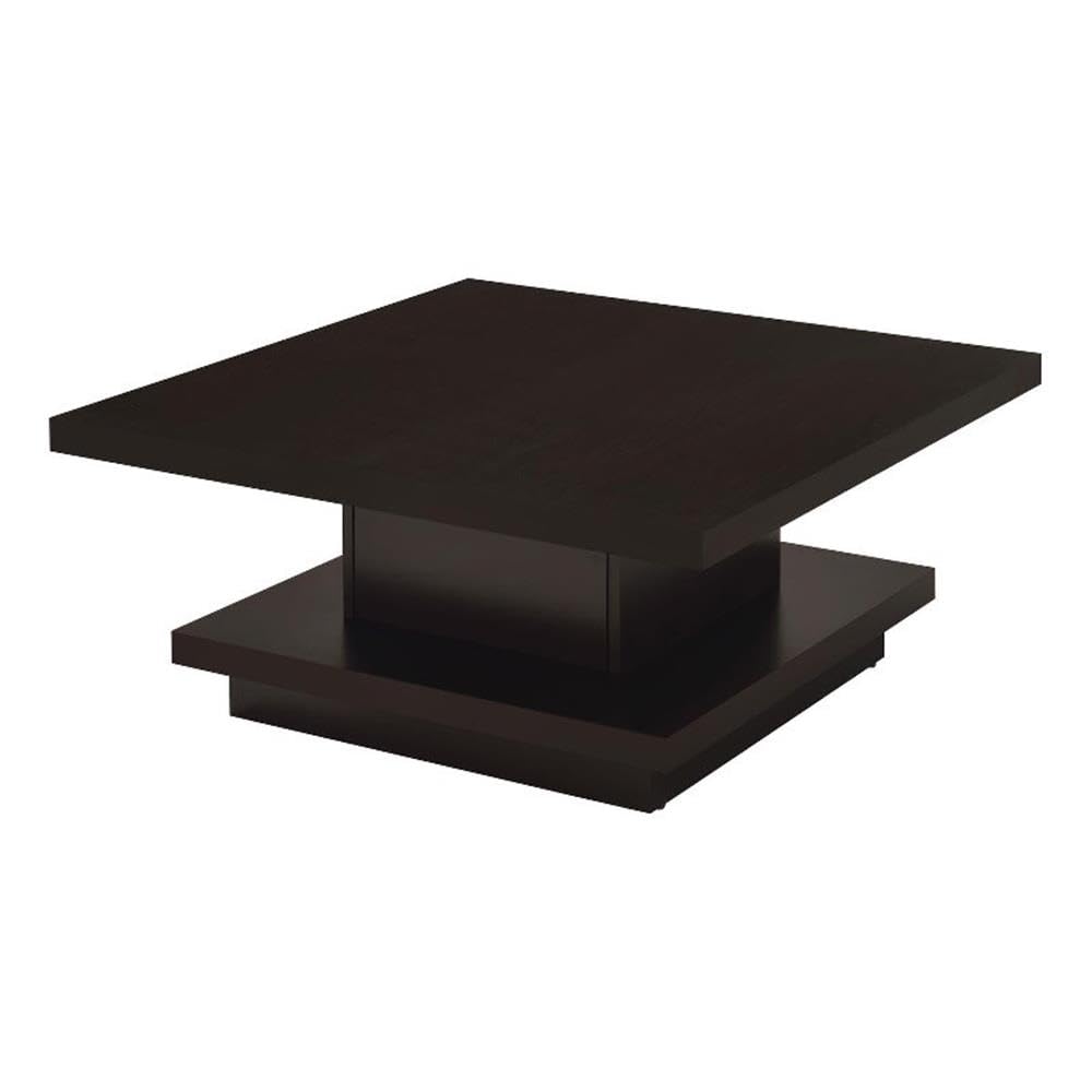 Coaster Furniture Square Coffee Table Composite Wood Cappuccino Brown 705168