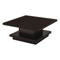 Coaster Furniture Square Coffee Table Composite Wood Cappuccino Brown 705168