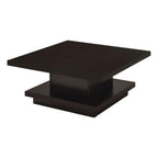 Coaster Furniture Square Coffee Table Composite Wood Cappuccino Brown 705168