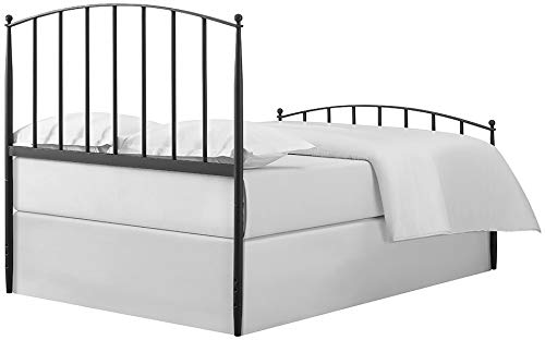 Crosley Furniture Whitney Bed Set, Black, Queen
