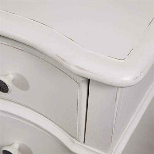 American Woodcrafters Rodanthe Dove White Wood 8-Drawer Dresser