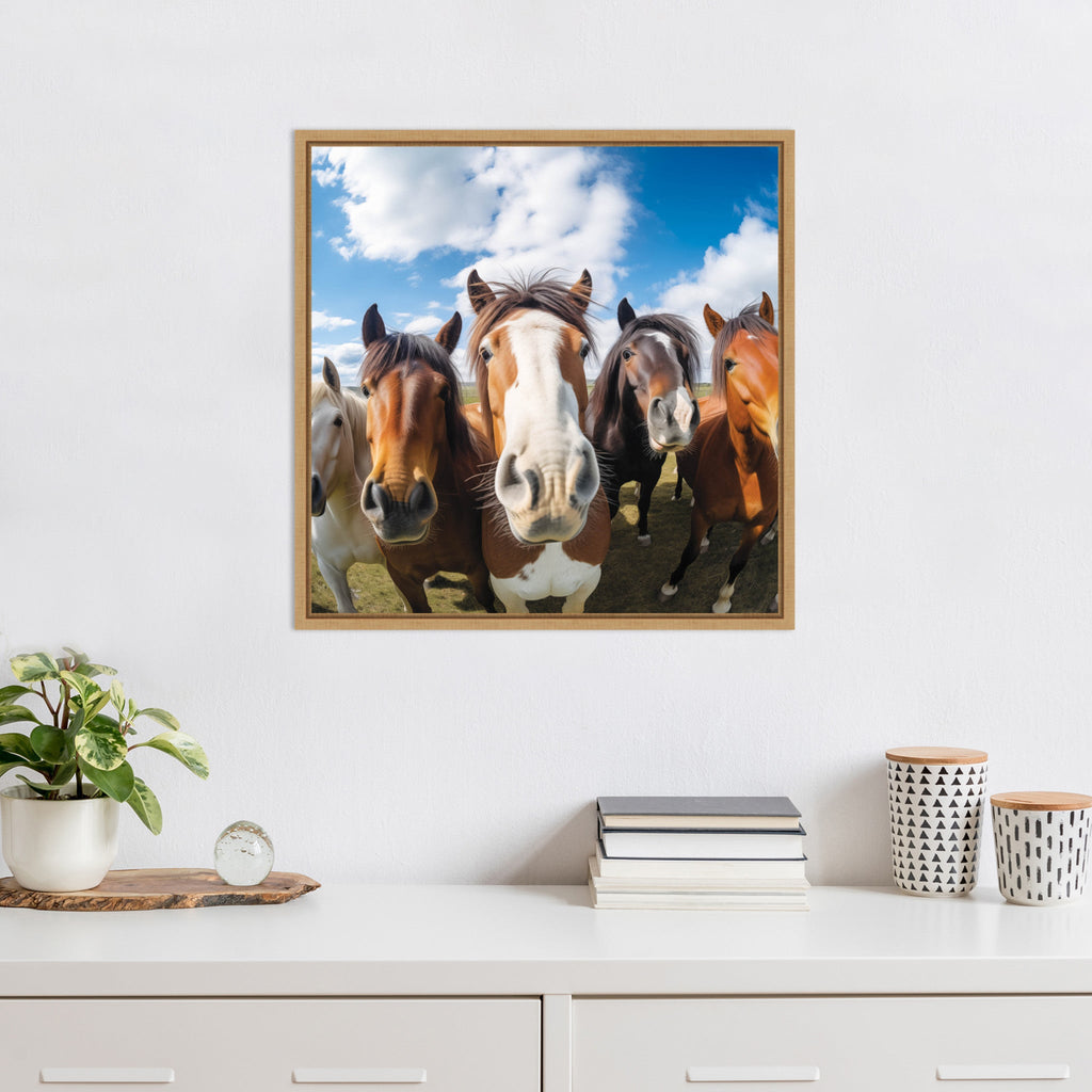 Funny Horse Selfie by The Creative Bunch Studio
