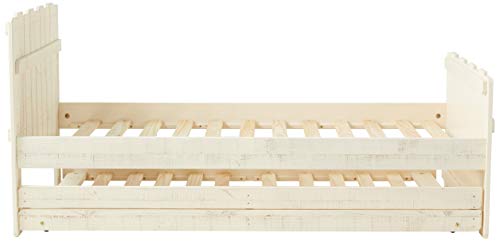 Donco Twin Rustic Sand Tree House Bed With Twin Trundle