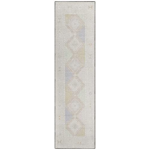 Phoenix Ph2 Ivory Southwestern Rug Runner 2' 3&quot; X 7 ' 6&quot;